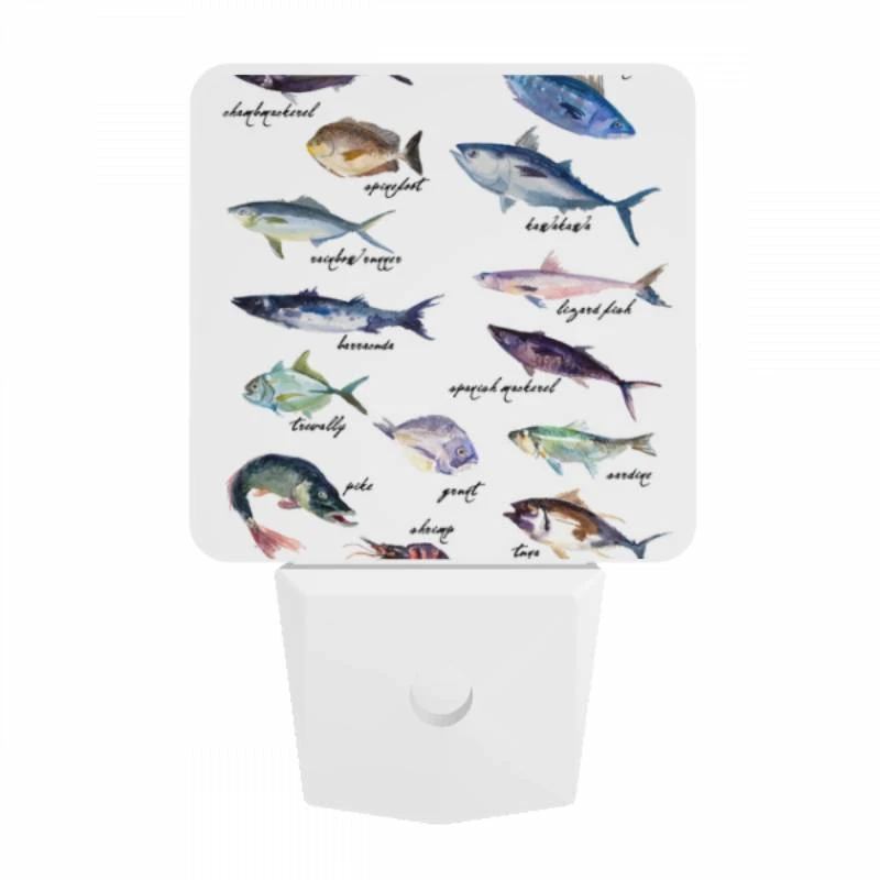 Night Light, A collection of fish with their names written above them. Night Light, A Collection Of Fish With Their Names Written Above Them. -Cute Night Light Shop 7d7fd2dcdb53e1b136e4c68f6581d3bfe1a514fb