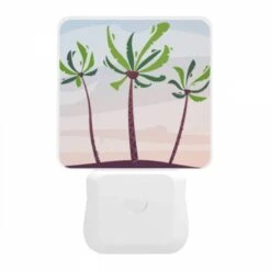 Night Light, Three Palm Trees Are Standing In The Sand. -Cute Night Light Shop 7de9b677bc0ce3553911974794cc82540770e262
