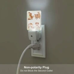 Night Light Set Of 2, Four Different Colored Cats Are Shown Playing With A Toy. -Cute Night Light Shop 7e88c4019df448b97ecba521663c9f0560edf708