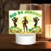 Rectangular Acrylic Night Light, A Colorful Advertisement For Rio De Janeiro. -Cute Night Light Shop 80202e770487f281efc5dca9573e763d31b31b81