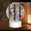 Round Acrylic Night Light, Three Colorful And Artistic Designs Are Displayed Side By Side. -Cute Night Light Shop 806ef033704fc18babc4d0fc8b1f5a5e89ec8da5