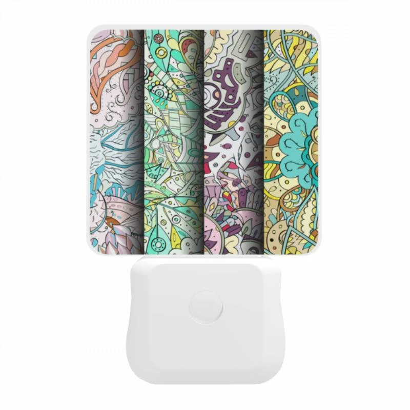 Night Light, Three colorful paintings are displayed side by side. Night Light, Three Colorful Paintings Are Displayed Side By Side. -Cute Night Light Shop 80aeff54250aba96303e3576a6a66eb920784d73