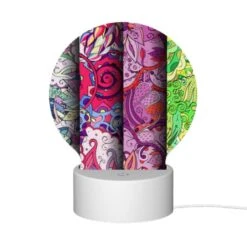 Round Acrylic Night Light, Three Colorful Designs Are Displayed On A Row. -Cute Night Light Shop 8121109c87559a61042e5fa42fe20f5ded866c1a