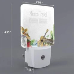 Night Light Set Of 2, A Colorful Poster Advertising Mexico Travel. -Cute Night Light Shop 8155d74fae817045daf451952a6093da8c4f2bd0