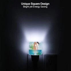 Night Light Set Of 2, A Woman In A Bikini Is Standing On A Beach. -Cute Night Light Shop 827d40a8c74a14916118913b2be89d87a24a0371