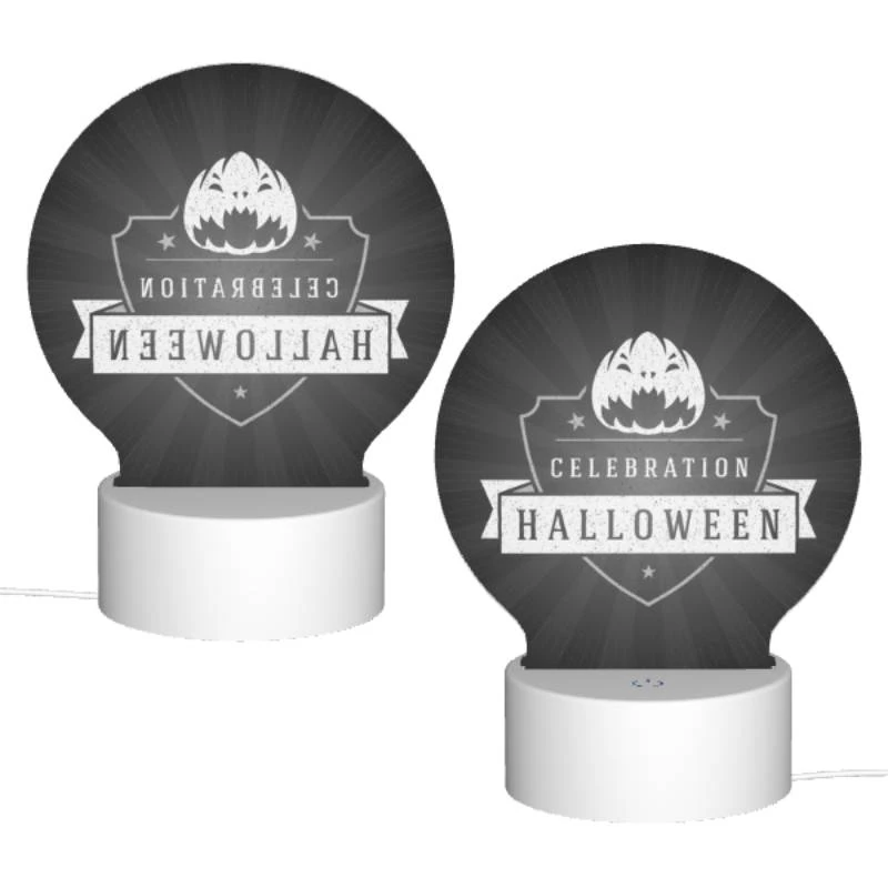 Round Acrylic Night Light, A logo for a celebration of Halloween. Round Acrylic Night Light, A Logo For A Celebration Of Halloween. -Cute Night Light Shop 82ffde5fa6d7cf943a78565c418a526b7e70e305