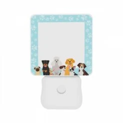 Night Light Set Of 2, A Group Of Dogs And A Cat Are Standing In Front Of A White Frame. 10 Night Light Set Of 2, A Group Of Dogs And A Cat Are Standing In Front Of A White Frame. -Cute Night Light Shop 834b620976391db955cfeac6a6499be565ce02c5