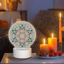 Round Acrylic Night Light, A Colorful Design With A Circle In The Center. 8 Round Acrylic Night Light, A Colorful Design With A Circle In The Center. -Cute Night Light Shop 8353c4e1a02d17a0438b9110e00042ac5c2f258d