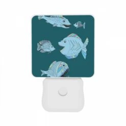 Night Light Set Of 2, A Colorful Fish With A Big Mouth Is Shown With Other Fish. 10 Night Light Set Of 2, A Colorful Fish With A Big Mouth Is Shown With Other Fish. -Cute Night Light Shop 8406f020a89aa97501afdb20624d64b97984148d