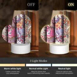 Love Acrylic Night Light, Three Colorful Designs Of A Clock Are Displayed. -Cute Night Light Shop 841edb94d34da2f251251dc7e2266691f09fbd75