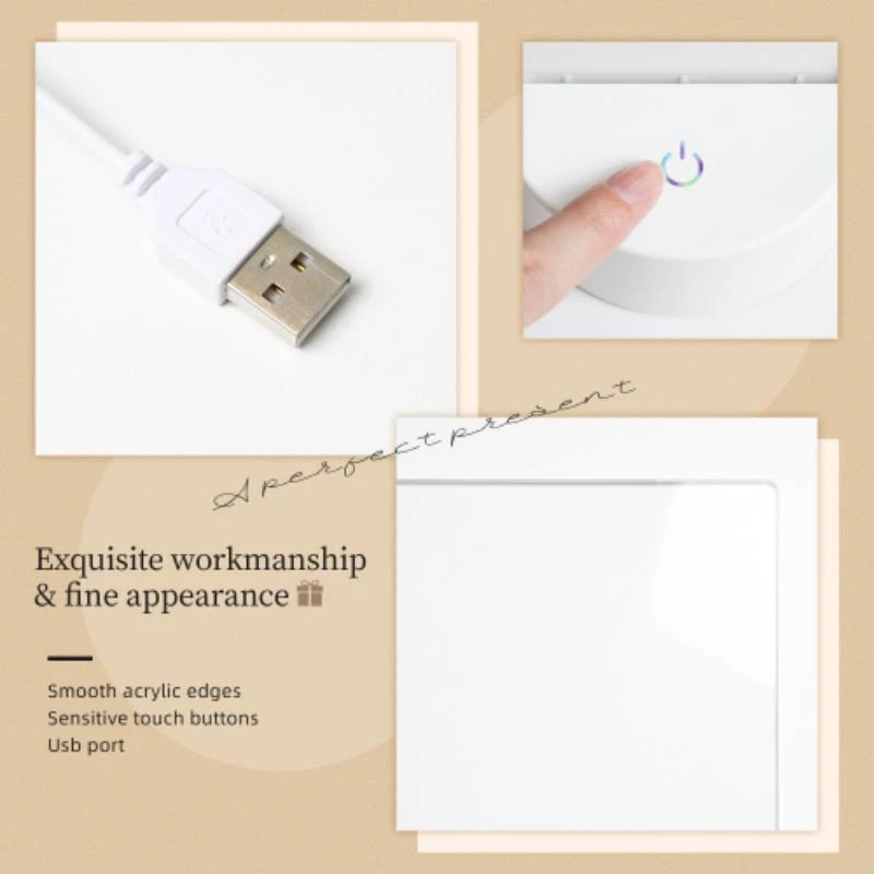 Rectangular Acrylic Night Light, A pattern of hearts and flowers with a blue background. Rectangular Acrylic Night Light, A Pattern Of Hearts And Flowers With A Blue Background. -Cute Night Light Shop 8436a167d9f66077c23b7de8fb888cefdb9fdbfa 69