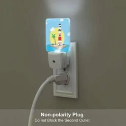 Night Light Set Of 2, A Lighthouse Stands On A Small Island In The Ocean. 6 Night Light Set Of 2, A Lighthouse Stands On A Small Island In The Ocean. -Cute Night Light Shop 870e0cd8f667e0899e988d207eff200a14c65079