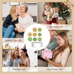 Love Acrylic Night Light, A Collection Of Colorful Geometric Shapes. -Cute Night Light Shop 87d83d93abeff44c13b449b755605ed66e4330b3