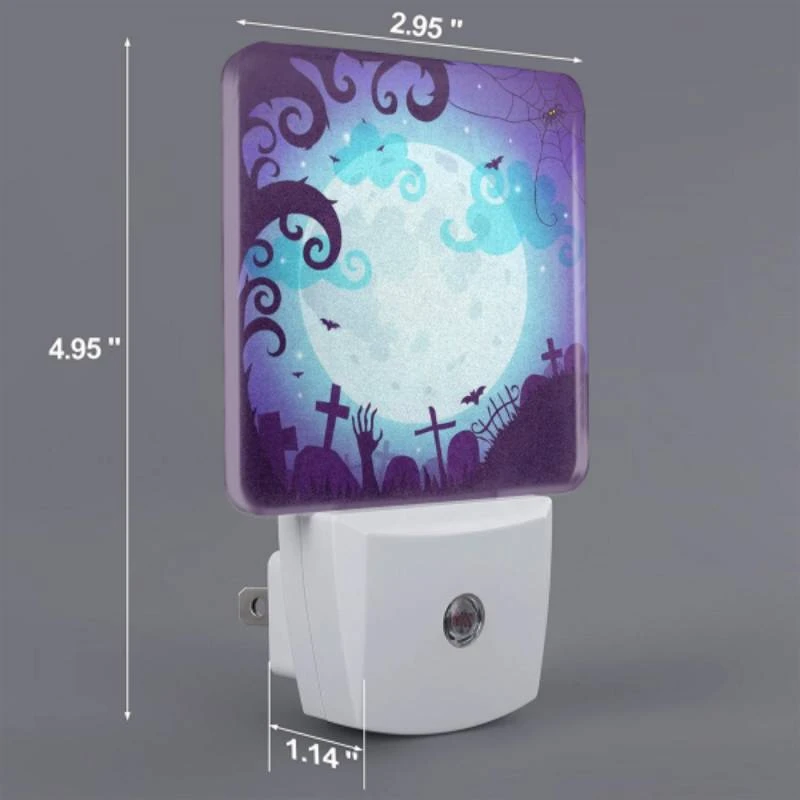 Night Light, A spooky scene with a full moon and a bunch of bats flying around. Night Light, A Spooky Scene With A Full Moon And A Bunch Of Bats Flying Around. -Cute Night Light Shop 87e5479a281e1b3a253e26f0f4c7eb381c7ea750