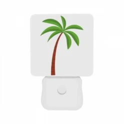 Night Light Set Of 2, A Green And Brown Palm Tree. -Cute Night Light Shop 8907b06196f79703a231b5cf0398853feef15f1e