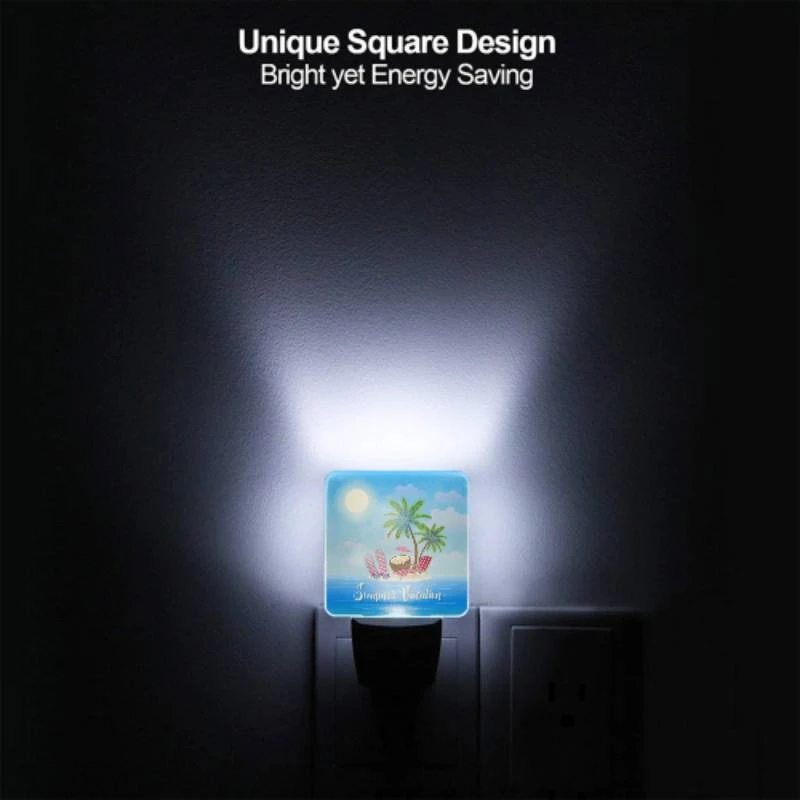 Night Light Set of 2, A cartoon of a beach with a palm tree Night Light Set Of 2, A Cartoon Of A Beach With A Palm Tree -Cute Night Light Shop 891313bc4ed5e45f4b9426d26b3f108b35dc50e2