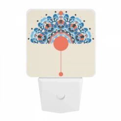 Night Light, A Colorful Design With A Red Circle In The Center. -Cute Night Light Shop 8a093b3d91b4a84206121fc60fdcd04aaa2d2b66