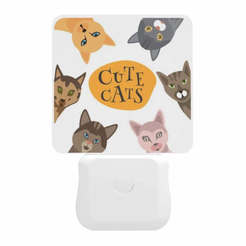 Night Light, A collection of cute cat illustrations. Night Light, A Collection Of Cute Cat Illustrations. -Cute Night Light Shop 8a74f486953ac457967e83fe43676811944c8fe2