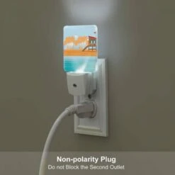 Night Light Set Of 2, A Small Hut Is Situated On A Sandy Beach. -Cute Night Light Shop 8b9eae29323b366dcb839fe5cae6326301b9a287