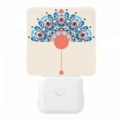 Night Light, A Colorful Design With A Red Circle In The Center. -Cute Night Light Shop 8c937607a252ef7aca32be98a520ec9274471f93