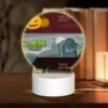 Round Acrylic Night Light, A Halloween Party Is Depicted In A Cartoon Style. -Cute Night Light Shop 8d7476378bc2a39dd5d24a3e869ee450a61bec2c