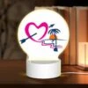 Round Acrylic Night Light, A Heart With An Arrow Through It And A Palm Tree. 2 Round Acrylic Night Light, A Heart With An Arrow Through It And A Palm Tree. -Cute Night Light Shop 8d9e1e148836c079d4cde20e9feb08cd2de9b407