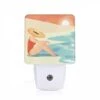 Night Light, A Woman Wearing A Hat Sits On The Beach. -Cute Night Light Shop 8e1e78aded88b2a84d6fdbe5c0f2f0cf17abf059
