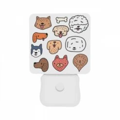 Night Light Set Of 2, A Collection Of Different Colored Dog And Cat Stickers. 10 Night Light Set Of 2, A Collection Of Different Colored Dog And Cat Stickers. -Cute Night Light Shop 8e761e54da088574d2dc3d659db04f698cd2c474