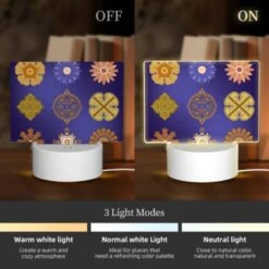 Rectangular Acrylic Night Light, A Collection Of Six Different Flower Designs. 4 Rectangular Acrylic Night Light, A Collection Of Six Different Flower Designs. -Cute Night Light Shop 8e86beb7fe00aba910e8c6c95667911221d474b1