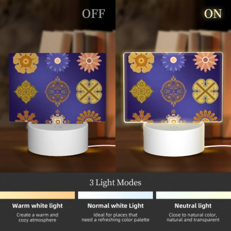 Rectangular Acrylic Night Light, A collection of six different flower designs. Rectangular Acrylic Night Light, A Collection Of Six Different Flower Designs. -Cute Night Light Shop 8e86beb7fe00aba910e8c6c95667911221d474b1