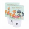 Night Light Set Of 2, Two Cartoon Animals -Cute Night Light Shop 8ed9e61b343b531b0bb1bddecdeb5550bd7f0602