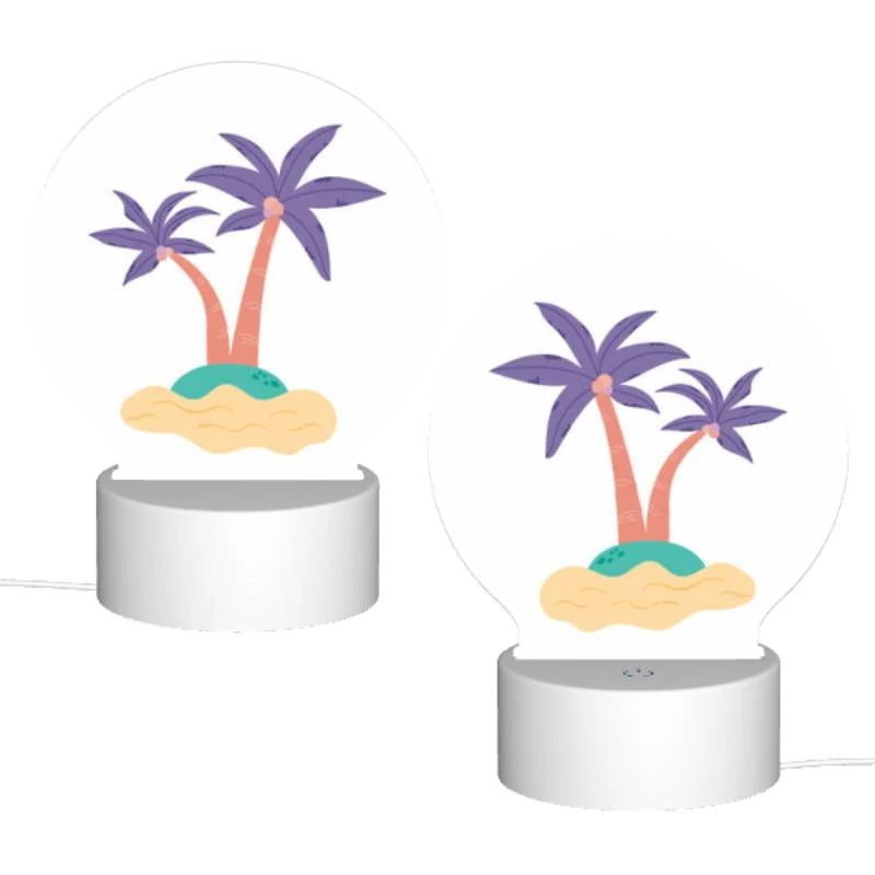 Round Acrylic Night Light, A cartoon drawing of a palm tree on a sandy beach. Round Acrylic Night Light, A Cartoon Drawing Of A Palm Tree On A Sandy Beach. -Cute Night Light Shop 8f38a6934982a2d3ff92ddd81910e85b51f51de5