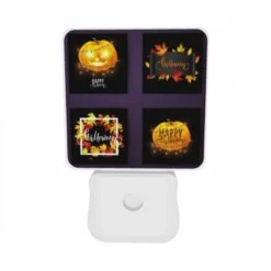 Night Light Set Of 2, A Collection Of Halloween Designs With A Pumpkin And A Leaf. -Cute Night Light Shop 8ff7ab3e5825976cd1df7ffa8adb01541b84fb5c