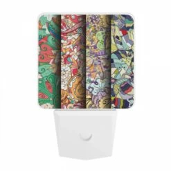 Night Light, Four Colorful Designs Are Displayed In A Row. -Cute Night Light Shop 90592684a2d9168d504258d29f5acada3d5c239d