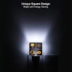 Night Light Set Of 2, A Collection Of Halloween Designs With A Pumpkin And A Leaf. -Cute Night Light Shop 909def3dc19aa479ad9a6af3dee6c22a23214dc7