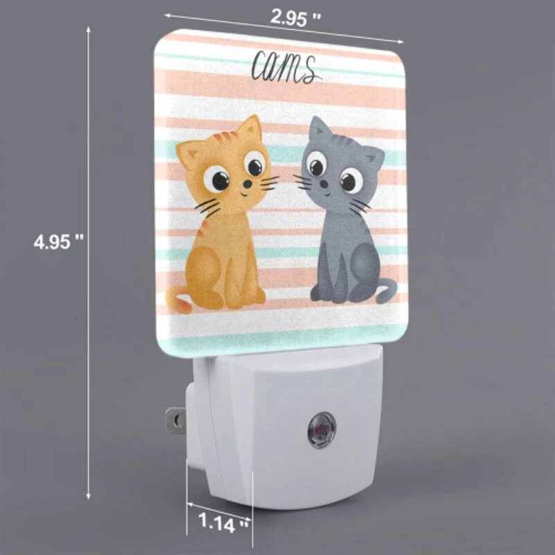 Night Light, Two cats sitting next to each other. Night Light, Two Cats Sitting Next To Each Other. -Cute Night Light Shop 90bbf59df366bb695e3717f85acf5ea77376c47a