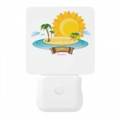 Night Light, A Cartoon Of A Sunny Beach With Palm Trees And A Sun. -Cute Night Light Shop 91c531744a9dea460807fb56f0b35ac83cfc1a81