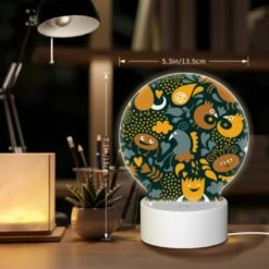 Round Acrylic Night Light, A Colorful And Detailed Pattern Of Birds And Flowers. 7 Round Acrylic Night Light, A Colorful And Detailed Pattern Of Birds And Flowers. -Cute Night Light Shop 9271dad2393c27b1fc1c867bd99288537bb2c1bb