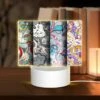 Rectangular Acrylic Night Light, Three Colorful Artworks Are Displayed Side By Side. -Cute Night Light Shop 92a2b56dc5ac1b221ae882d3f2408c0264258fef