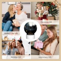 Round Acrylic Night Light, A Fence With A Happy Halloween Sign. -Cute Night Light Shop 94a8c979fcd9cc203b0e3fbf5ed63e5b731a6a98