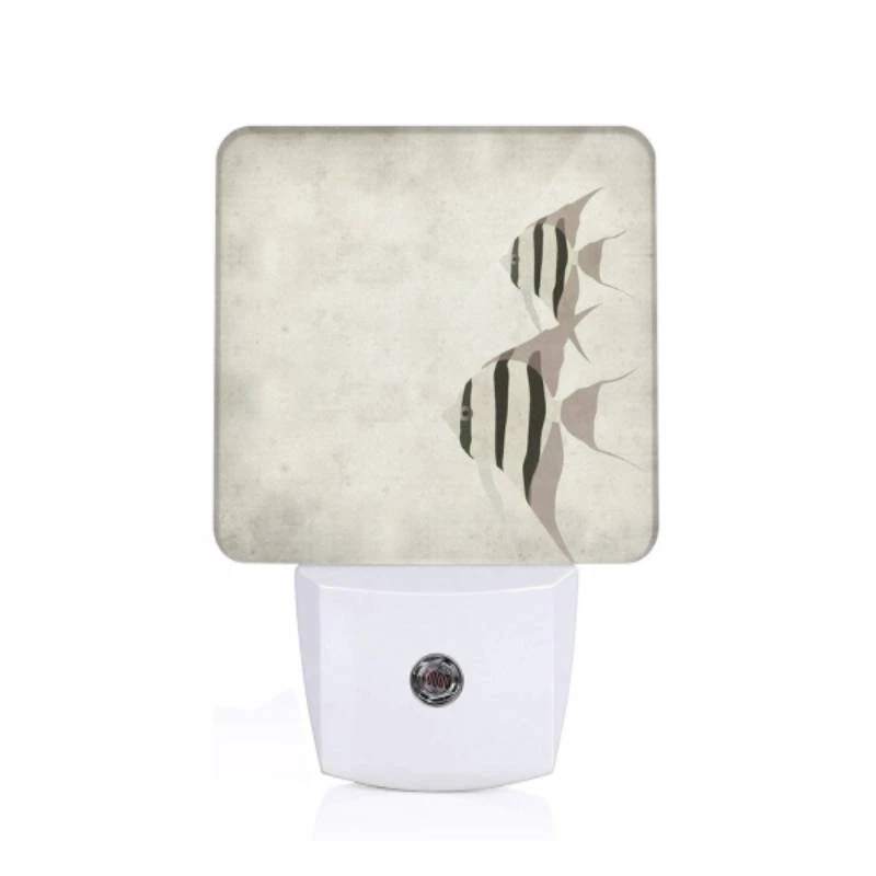 Night Light, A black and white image of a fish with a white stripe on its face. Night Light, A Black And White Image Of A Fish With A White Stripe On Its Face. -Cute Night Light Shop 95fca59fe78719a7bd16b8da8067df92c4ab970b
