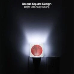 Night Light, A Red Circle With A Palm Tree In It. -Cute Night Light Shop 96a9f9da358a3f06db6af921e605cb4954a81f4f