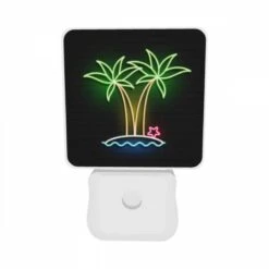 Night Light Set Of 2, A Neon Sign Of Palm Trees And A Star. 9 Night Light Set Of 2, A Neon Sign Of Palm Trees And A Star. -Cute Night Light Shop 96e4827b9200bfce85ae5bf472768918180d4fc0