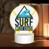 Round Acrylic Night Light, A Logo For Surf West Coast. -Cute Night Light Shop 97028dd65a658f1d6859f68ba79fc0f7b2a08d01
