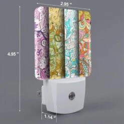 Night Light, Three Colorful Designs Are Displayed On A Wall. -Cute Night Light Shop 9853ac302d56dfbe21268d86689bcbf1f4211f91