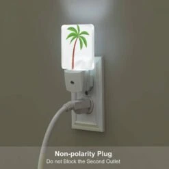 Night Light Set Of 2, A Green And Brown Palm Tree. -Cute Night Light Shop 98b3d0bf4a76c21026d9cc88aad410bb350d5c44