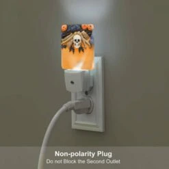 Night Light Set Of 2, A Skeleton And A Skull Are On A Table With A Bat And A Book. -Cute Night Light Shop 99cc2dbecf5e13bbd35958f4517f72219c32f309