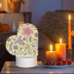 Love Acrylic Night Light, A Colorful Floral Pattern With Purple -Cute Night Light Shop 9a561db9810c66f92a63cdf82651dd4e8c7eeffe