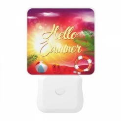 Night Light, A Colorful Beach Scene With A Life Preserver -Cute Night Light Shop 9ad13a3c63206c3d64ae18eb37f21cc8eeb69517