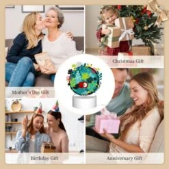 Round Acrylic Night Light, A Colorful Circle With A Bird And A Cherry Tree. 9 Round Acrylic Night Light, A Colorful Circle With A Bird And A Cherry Tree. -Cute Night Light Shop 9b5fdfeb8eaa55446abe91422ef84c4d494e45c0